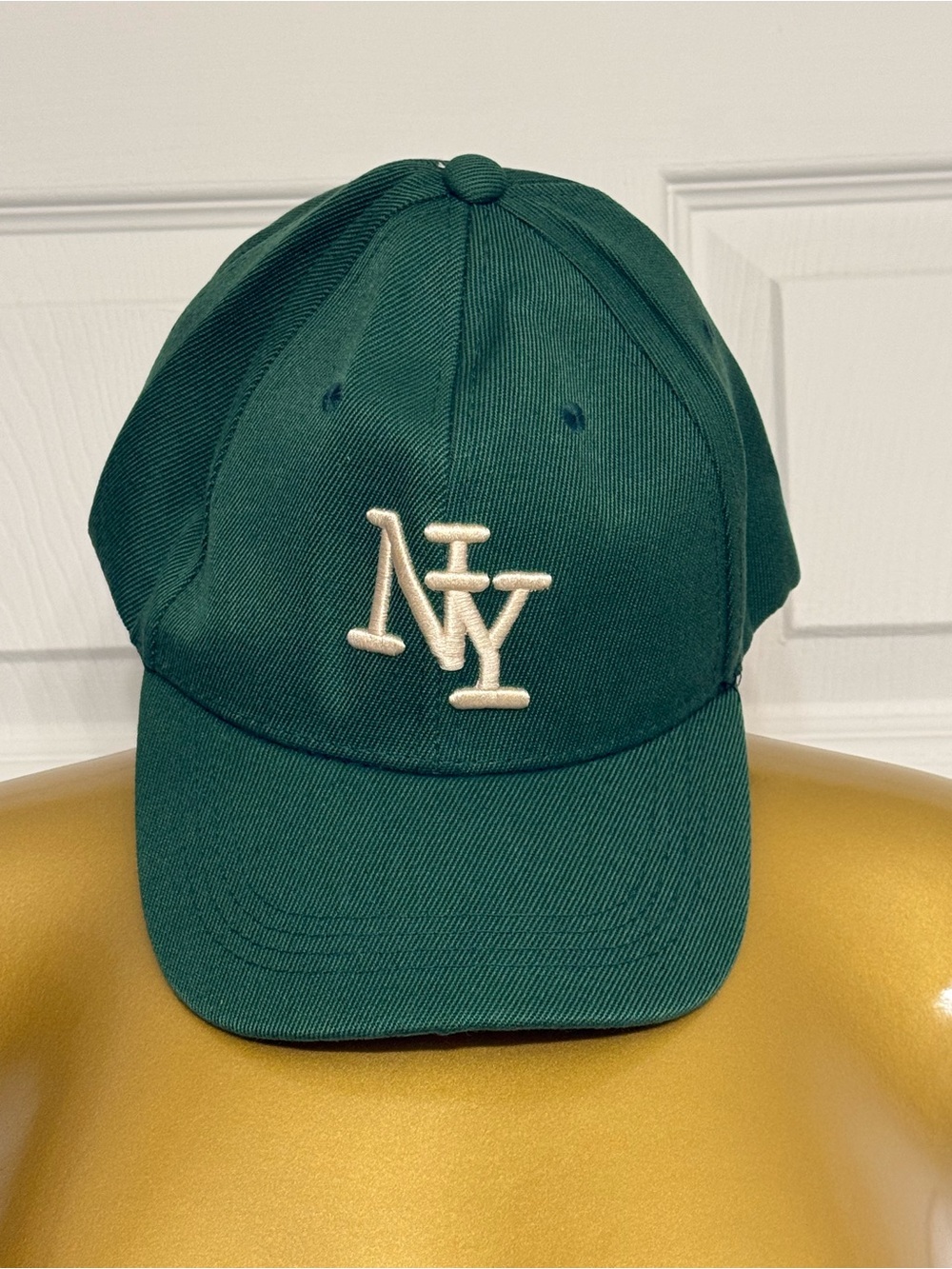 Green NY Embroidered Baseball Cap